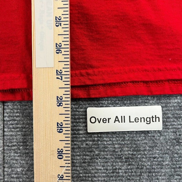 OP T-Shirt Mens Size XL Red USA Patriotic Print Short Sleeve 100% Cotton - Picture 7 of 10